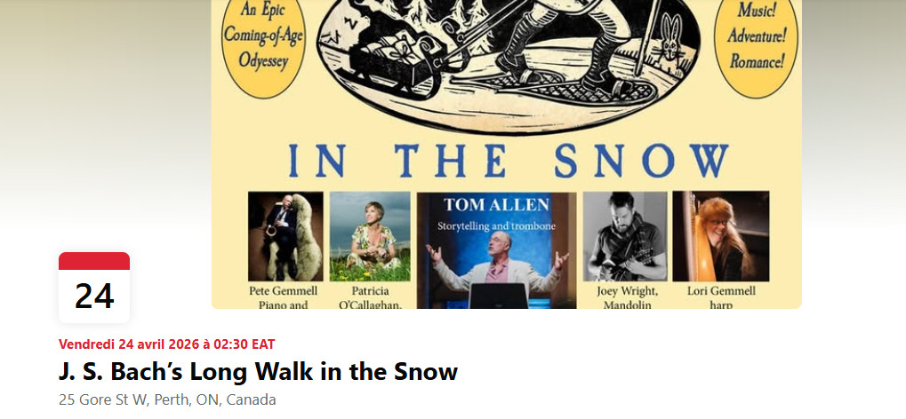 J.S Bach's long walk in the Snow