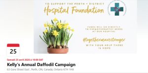 Kelly's Annual Daffodil Campaign