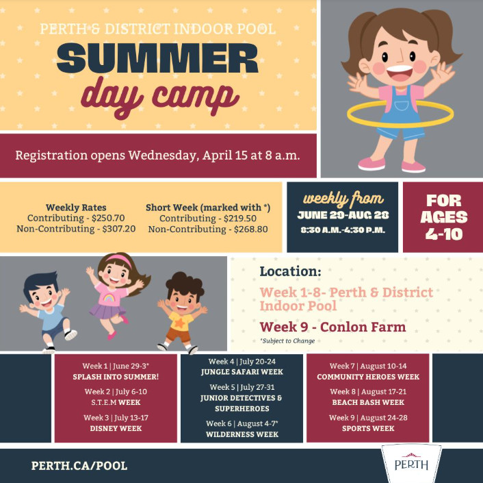 Perth & District Indoor Pool Summer Day Camp