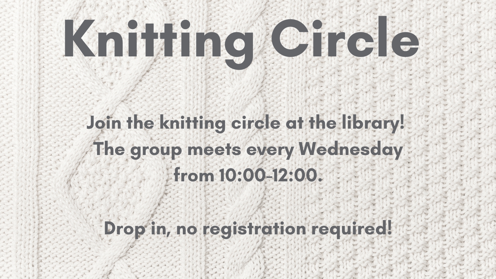 Knitter's Circle
