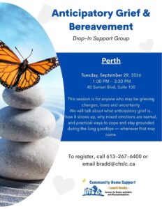 Anticipatory Grief & Bereavement - Drop-In Support Group