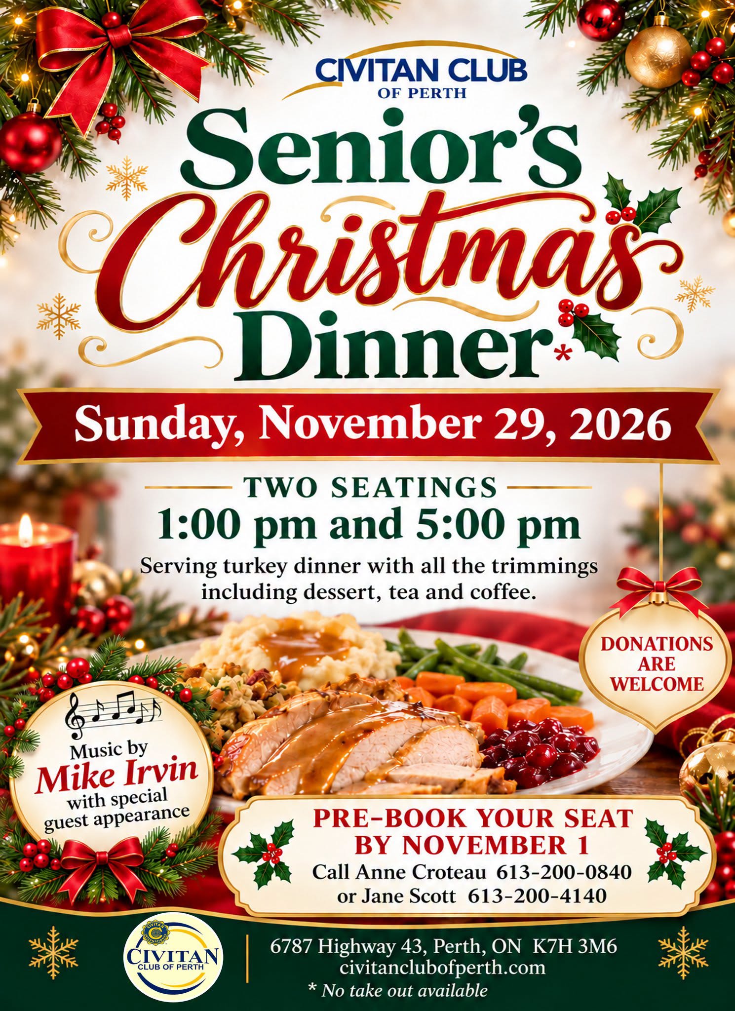Senior's Christmas Dinner