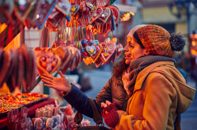 festive christmas market