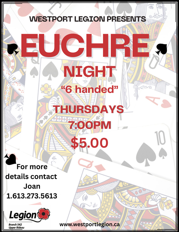 Euchre at the Westport Legion