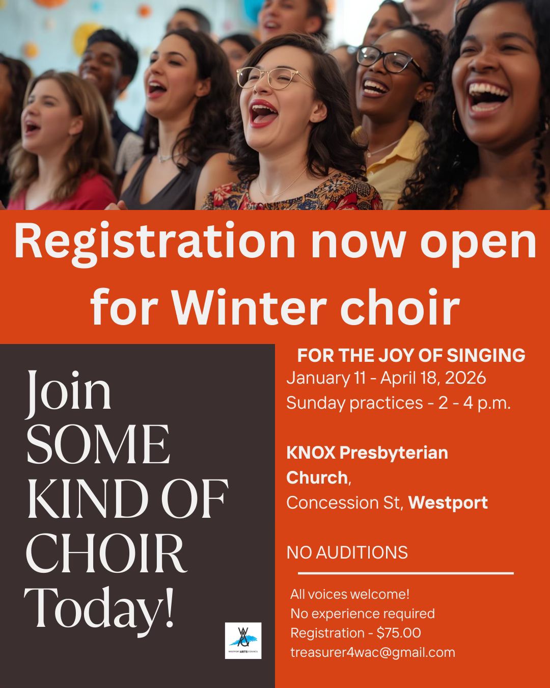 Registration now open for Winter Choir