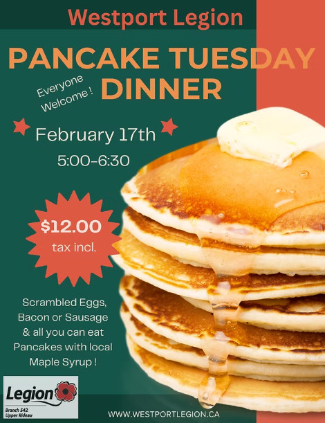 Pancake Tuesday Dinner