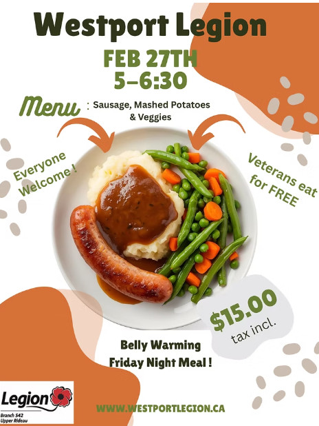 Veterans eat for free at Westport Legion