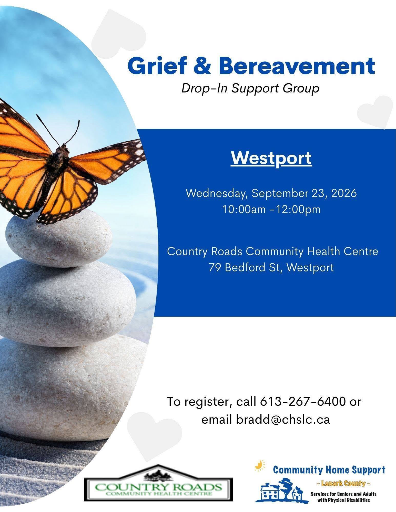 Grief & Bereavement – Drop-In Support Group Grief & Bereavement - Drop-In Support Group