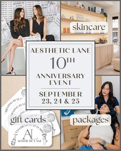 Aesthetic Lane 10 Year Anniversary Event
