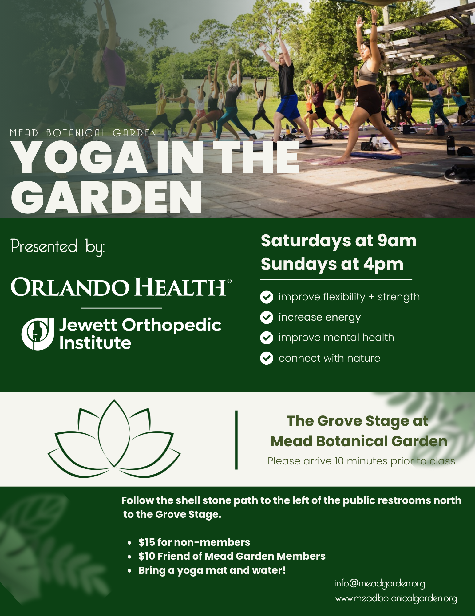 Yoga in the Garden